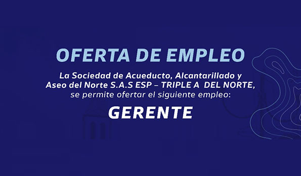 OFERTA DE EMPLEO: GERENTE